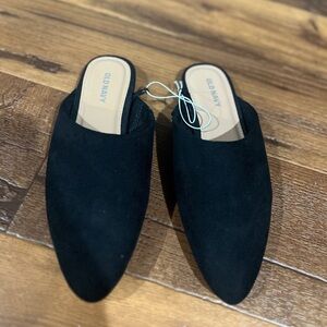 NWT- Old Navy Black Women's Mules- Size 6
